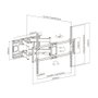 Aisens Soporte de Pared Profesional WT120TSLE-163 para TV de 60-120 pulgadas
